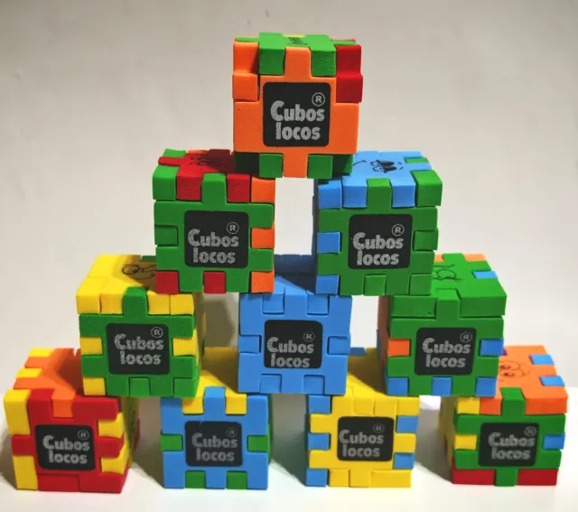 12 Cubos Locos. Pack cumpleaños. 2 de cada nivel.