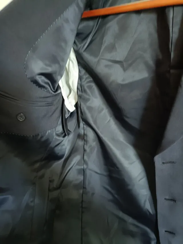 Americana azul oscuro