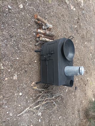 Cocina antigua de leña un modelo exclusivo.