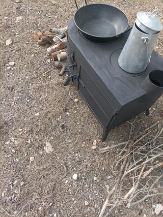 Cocina antigua de leña un modelo exclusivo.