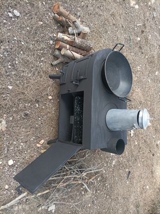 Cocina antigua de leña un modelo exclusivo.