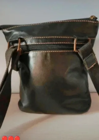 Borsa Fiorenzo Castelli Vera Pelle Nera