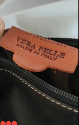 Borsa Fiorenzo Castelli Vera Pelle Nera