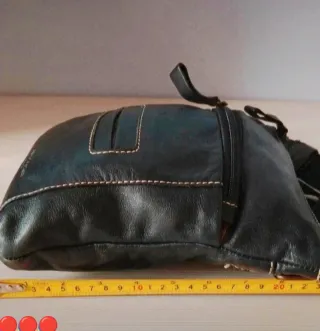 Borsa Fiorenzo Castelli Vera Pelle Nera