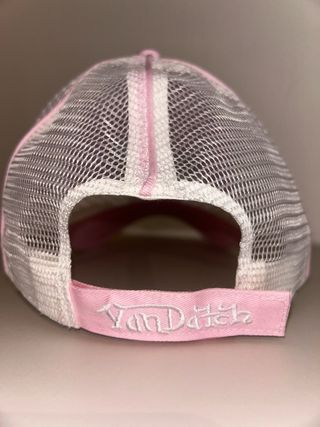 Berretto Von Dutch Rosa Rete Unisex Nuovo
