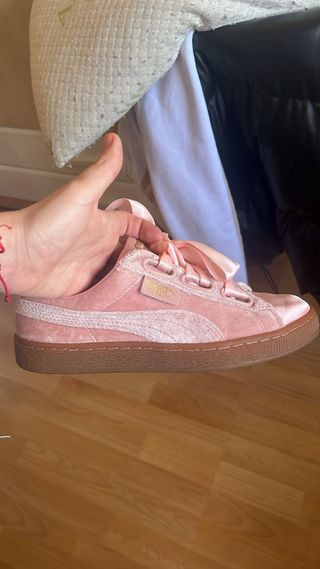 Zapatillas Puma Terciopelo Rosa