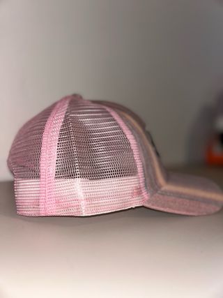 Berretto Von Dutch righe rosa unisex