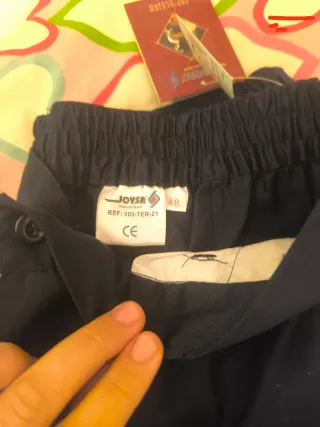 Pantalón de trabajo azul sin estrenar con etiqueta
