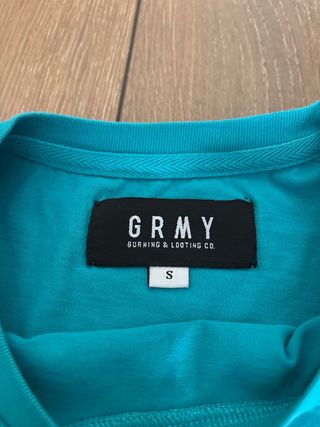 Camiseta Grmy manga corta turquesa