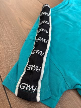 Camiseta Grmy manga corta turquesa