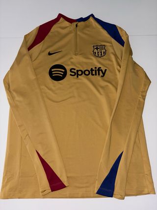 Sudadera Nike FC Barcelona Dorada Talla L