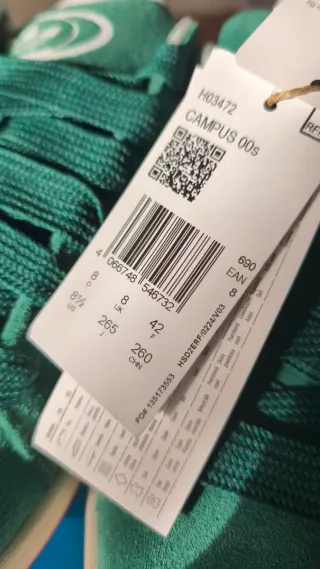 Zapatillas Adidas Campus 00s Verde