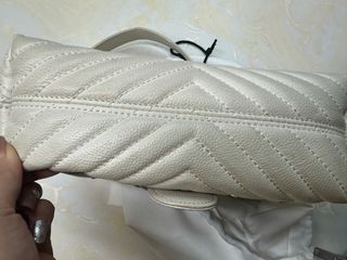 Borsa Pinko Love in pelle bianca