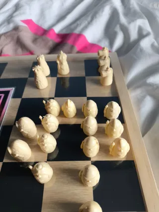 Ajedrez Dunkin Incompleto 57 piezas