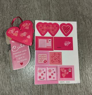 Barbie Valentine Wishes 2001 accessori