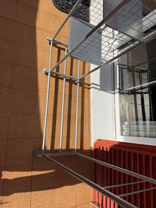 Burro estantería metálico portátil