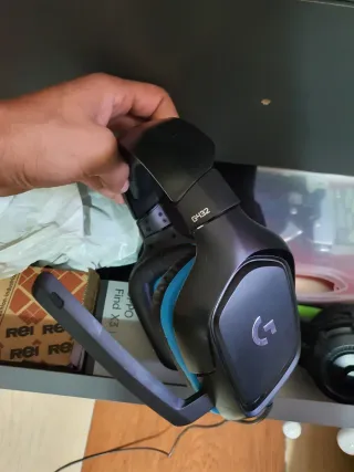 Auriculares Gaming Logitech Negro/Azul