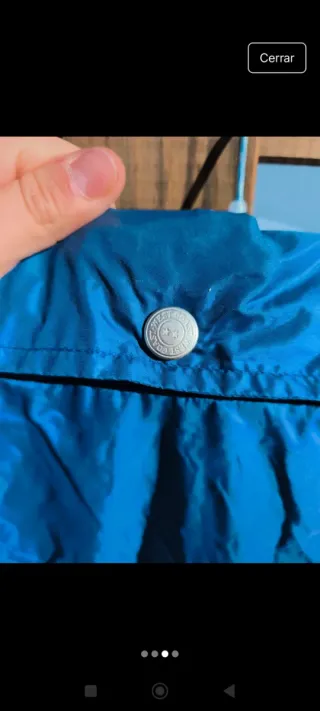 Cortavientos mujer azul talla L