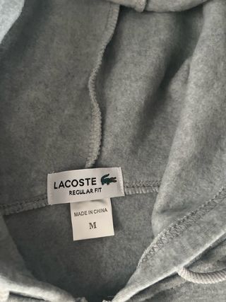 Chaqueta Lacoste Gris Talla M