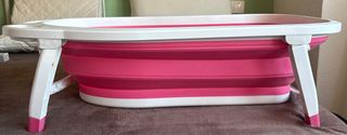 Bañera Plegable Bebé Rosa