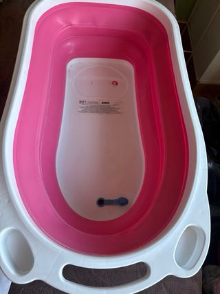 Bañera Plegable Bebé Rosa