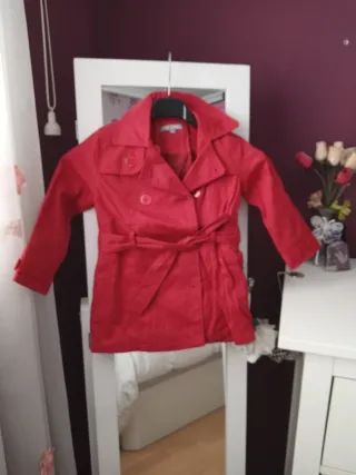 Chaqueta niña roja