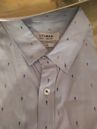 Lote  4 camisas hombre, de diferentes marcas y col