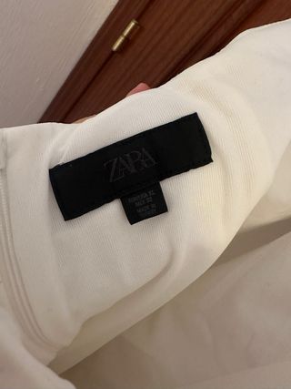 Vestido blanco Zara