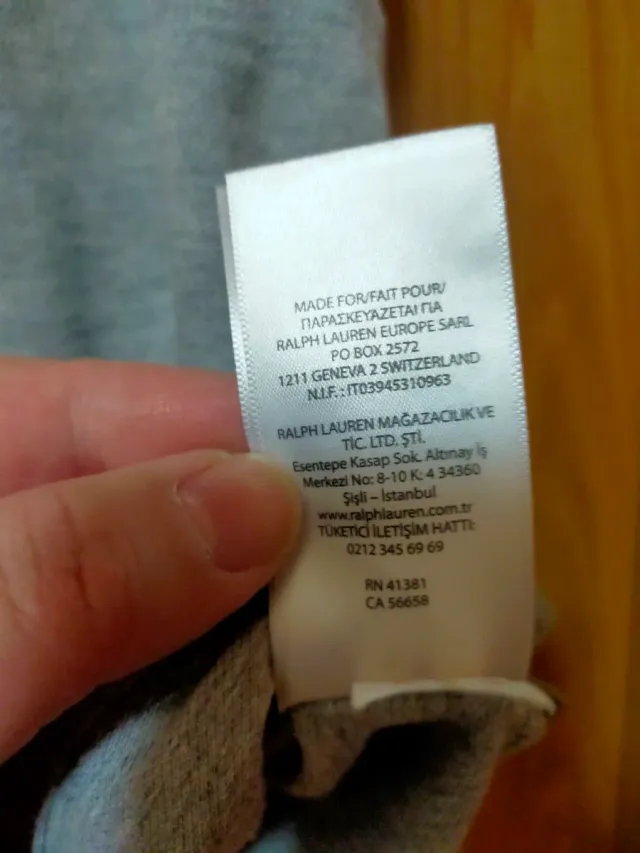 Polo Ralph Lauren Camiseta Gris Talla L