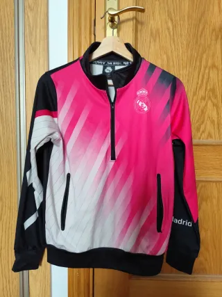Chaqueta Real Madrid Rosa y Negra