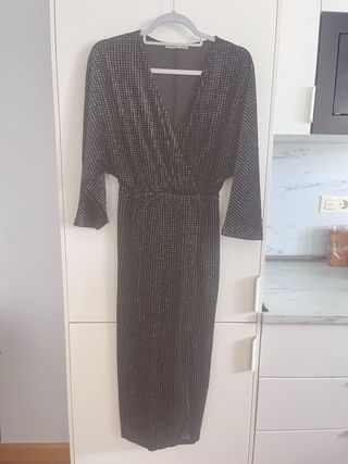 Vestido fiesta lentejuelas Pull&Bear