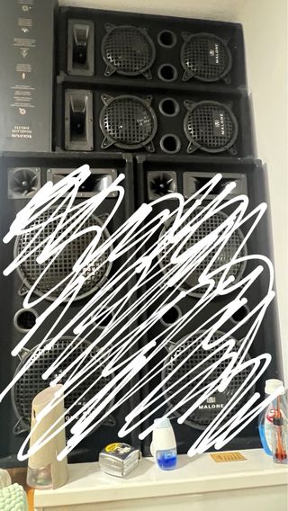 2 Altavoces Malone Negro