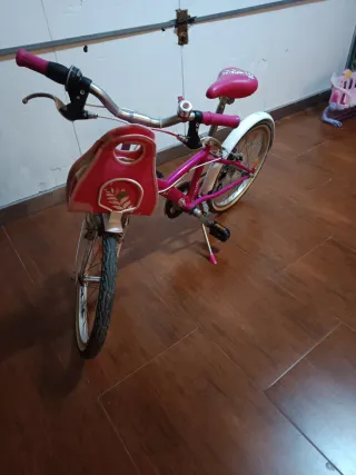 Bicicleta infantil rosa