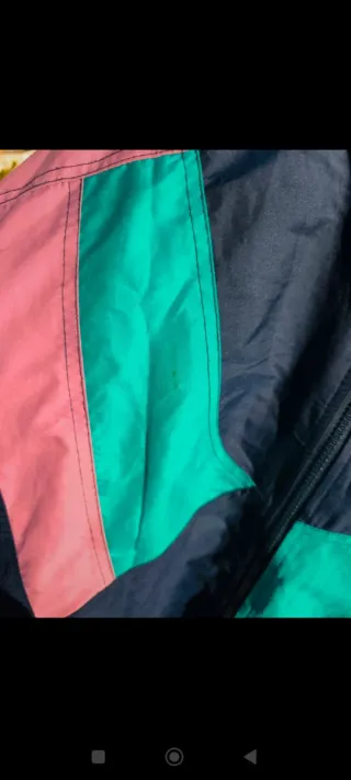 Chaqueta Vintage Azul, Morado y Turquesa