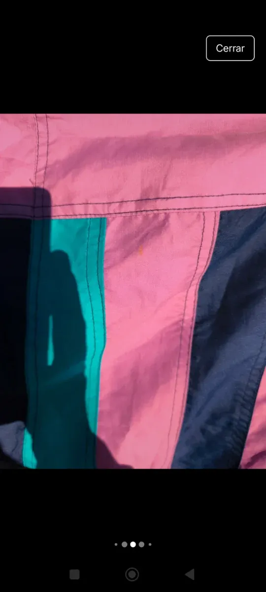 Chaqueta Vintage Azul, Morado y Turquesa