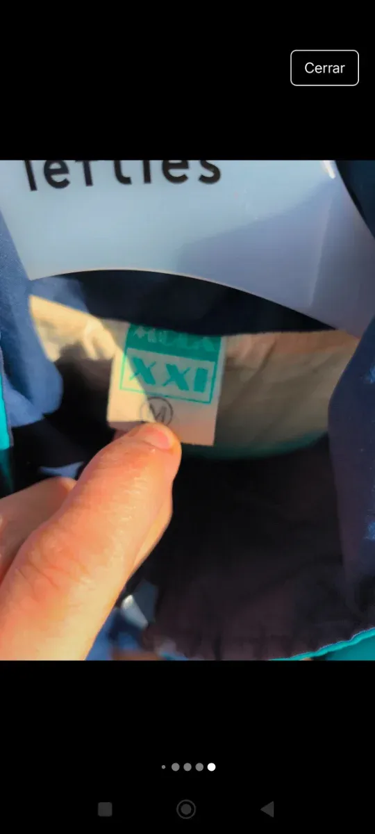 Chaqueta Vintage Azul, Morado y Turquesa