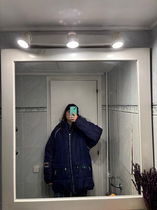 Anorak vintage azul