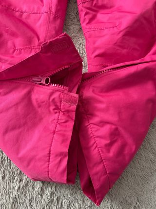 Pantalón de esquí rosa talla 110-116