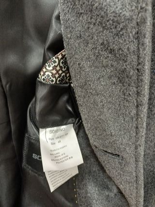 Cappotto Sorbino Uomo Taglia 48 Grigio
