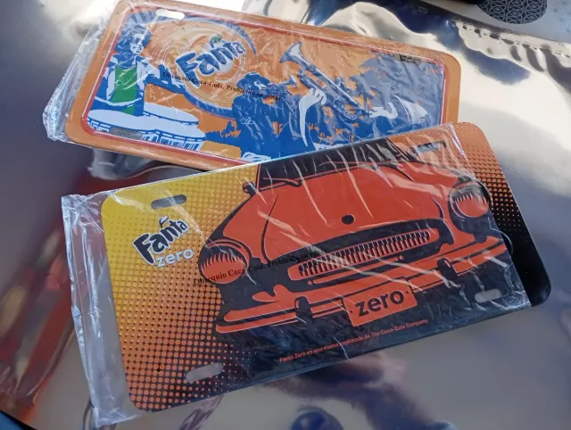 Placas de Publicidade Coca Cola Fanta