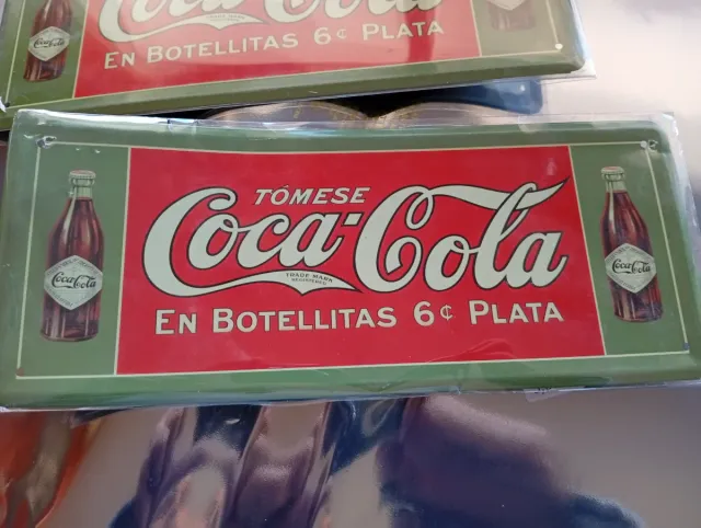 Placas de Publicidade Coca Cola Fanta