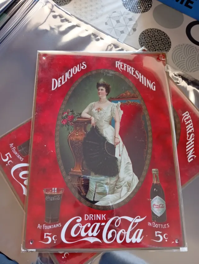 Placas de Publicidade Coca Cola Fanta