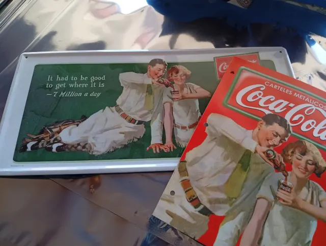 Placas de Publicidade Coca Cola Fanta