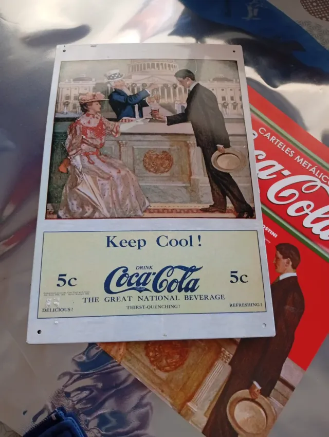 Placas de Publicidade Coca Cola Fanta