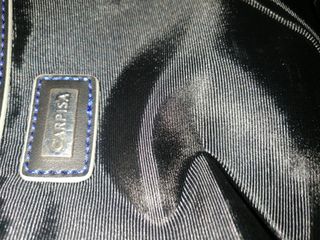 Borsa Carpisa cilindro nero e blu