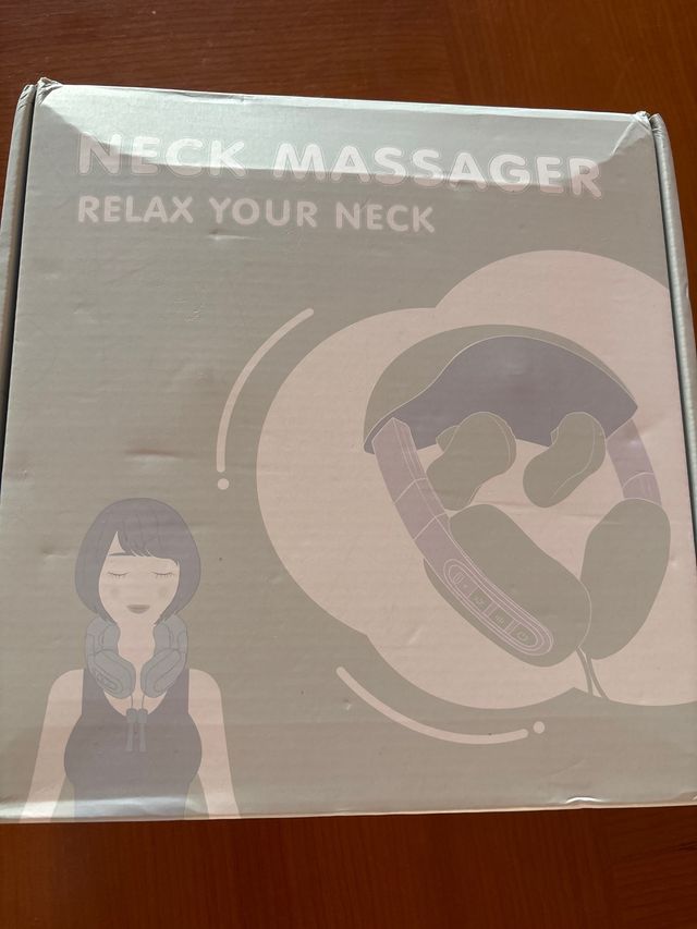 Masajeador Relax Cuello Gris/crema