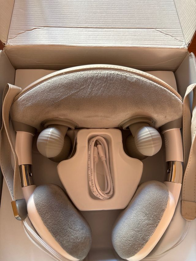 Masajeador Relax Cuello Gris/crema