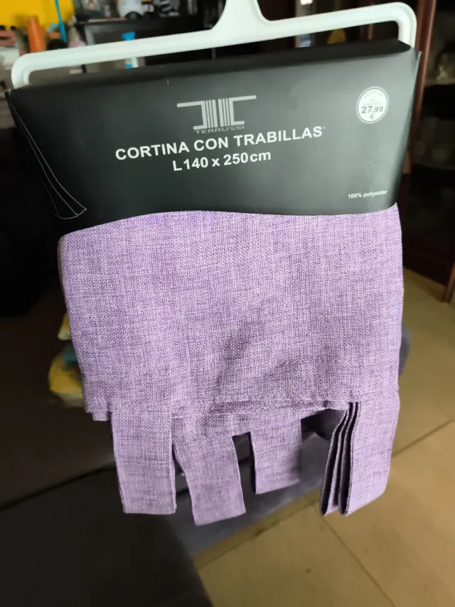 Cortina TERMUSSI 140x250cm Lino Morado