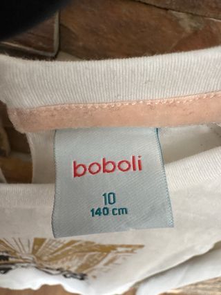 Camiseta niña manga larga talla10 140 cm