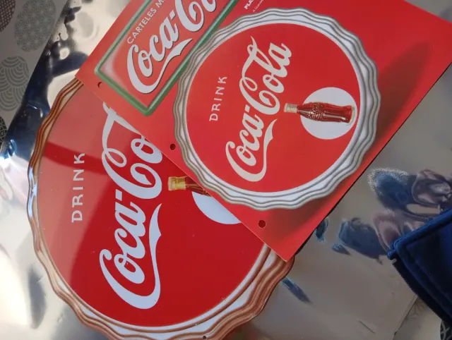 Placas Publicidade Coca-Cola